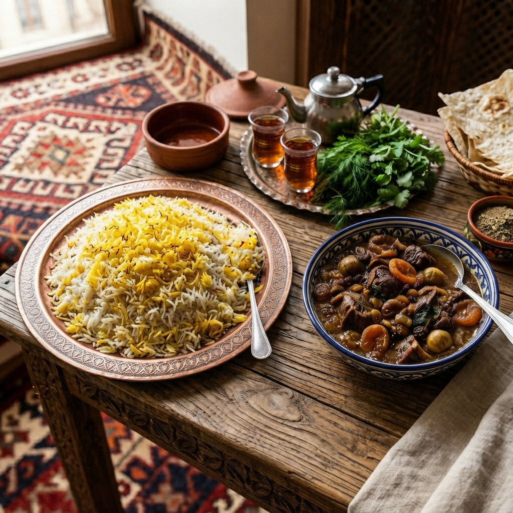 Saffron plov